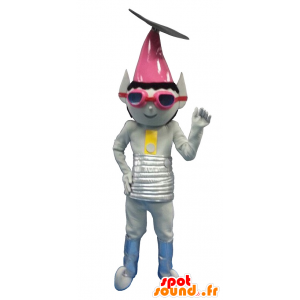 Mascot Troll, επιπλέον επίγεια μεταλλικό γκρι - MASFR20124 - μασκότ τέρατα