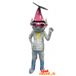 Mascot Troll, επιπλέον επίγεια μεταλλικό γκρι - MASFR20124 - μασκότ τέρατα