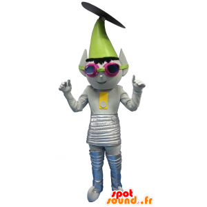 Mascot Troll, επιπλέον επίγεια μεταλλικό γκρι - MASFR20124 - μασκότ τέρατα