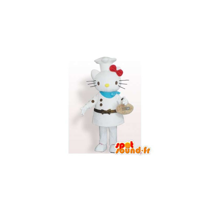 Kissa Mascot kokki niin Hello Kitty - MASFR006395 - kissa Maskotteja