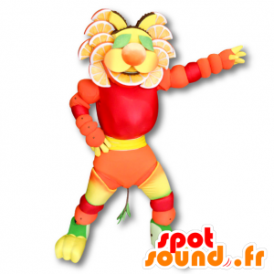 Mångfärgad fruktig maskot - Spotsound maskot