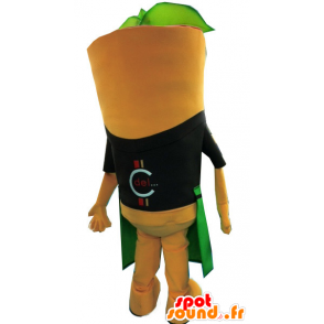 Mascot obří mrkev se zástěrou - MASFR20139 - zelenina Maskot