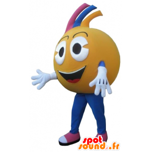 Orange eller jätte clementin maskot - Spotsound maskot