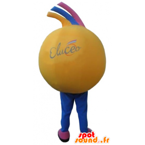 Orange eller jätte clementin maskot - Spotsound maskot