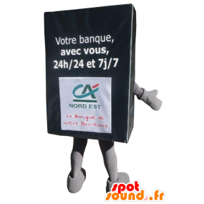 Maskot billboard, žlutá a veselá - MASFR20143 - Maskoti objekty