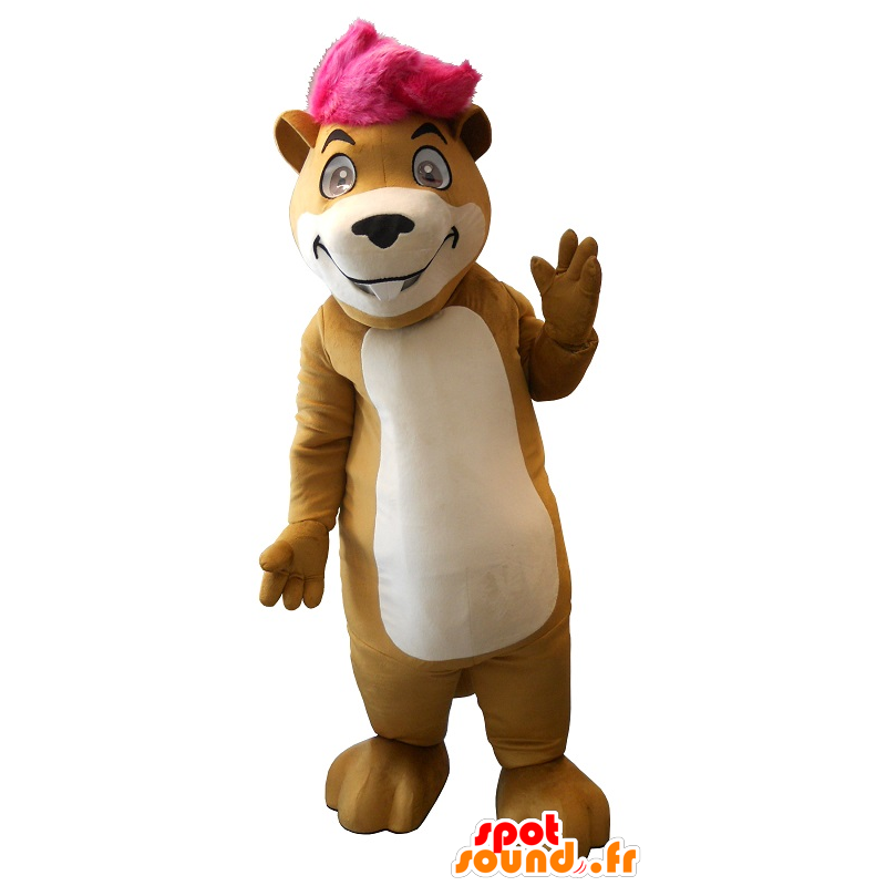 όμορφο καφέ μασκότ marmot - MASFR20155 - Δάσος Ζώα όμορφο καφέ μασκότ marmot - MASFR20155 - Δάσος Ζώα