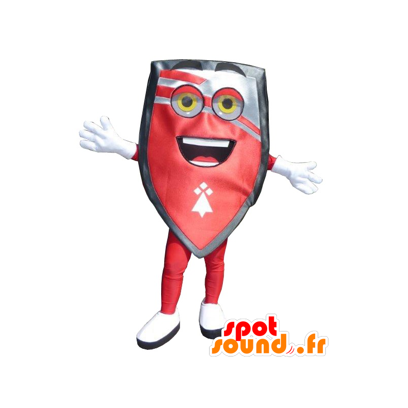Maskotka czerwona tarcza, czarny i szary, Giant - MASFR20161 - maskotki obiekty Maskotka czerwona tarcza, czarny i szary, Giant - MASFR20161 - maskotki obiekty