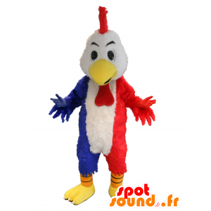 Giant kukko maskotti, värit Ranska - MASFR20163 - Mascotte de Poules - Coqs - Poulets