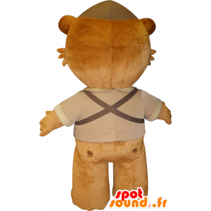 Obří plyšový maskot, hnědá - MASFR20169 - Bear Mascot