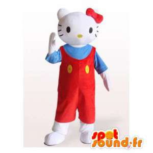 Mascote Olá Kitty. Costume Kitty Olá - MASFR006400 - Hello Kitty Mascotes