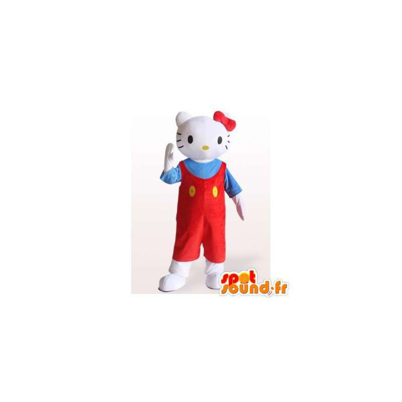 Mascotte van Hello Kitty. Hello Kitty Costume - Hello Kitty-mascottes - MASFR006400 - SpotSound.fr