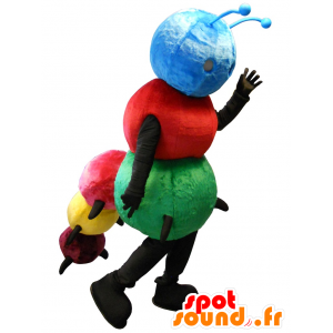 Mascote lagarta multicolorida - MASFR20172 - mascotes Insect