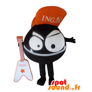 Mascot pieni musta hirviö - MASFR20176 - Mascottes de monstres