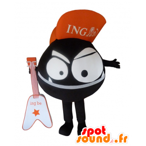 Mascot pieni musta hirviö - MASFR20176 - Mascottes de monstres