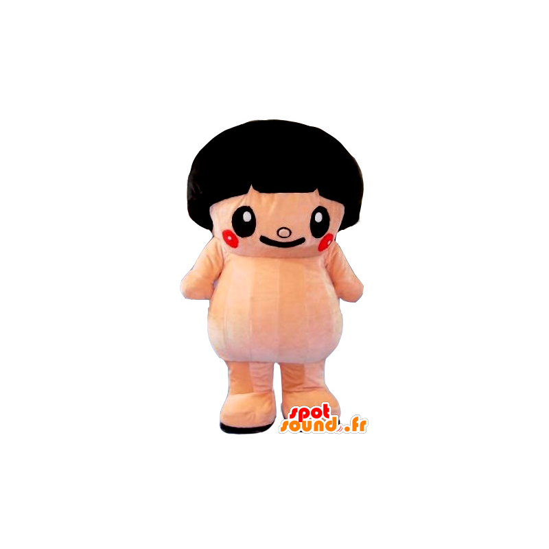 Mascot sumo with big pink bowl cut - MASFR20179 - Human mascots Mascot sumo with big pink bowl cut - MASFR20179 - Human mascots