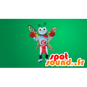 Motýla Maskot barevné oblečení Box - MASFR20181 - maskoti Butterfly