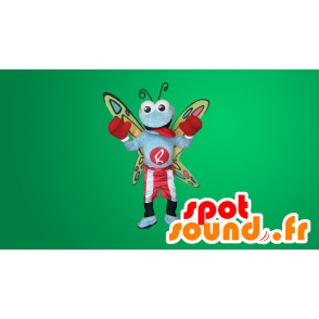 Motýla Maskot barevné oblečení Box - MASFR20181 - maskoti Butterfly