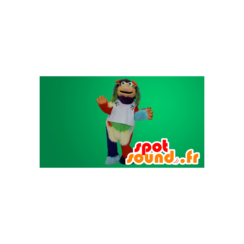 Yeti colorful mascot - MASFR20190 - Missing animal mascots Yeti colorful mascot - MASFR20190 - Missing animal mascots