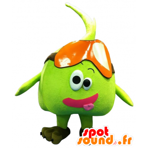 Maskotti omena, vihreä päärynä, jättiläinen - MASFR20192 - hedelmä Mascot