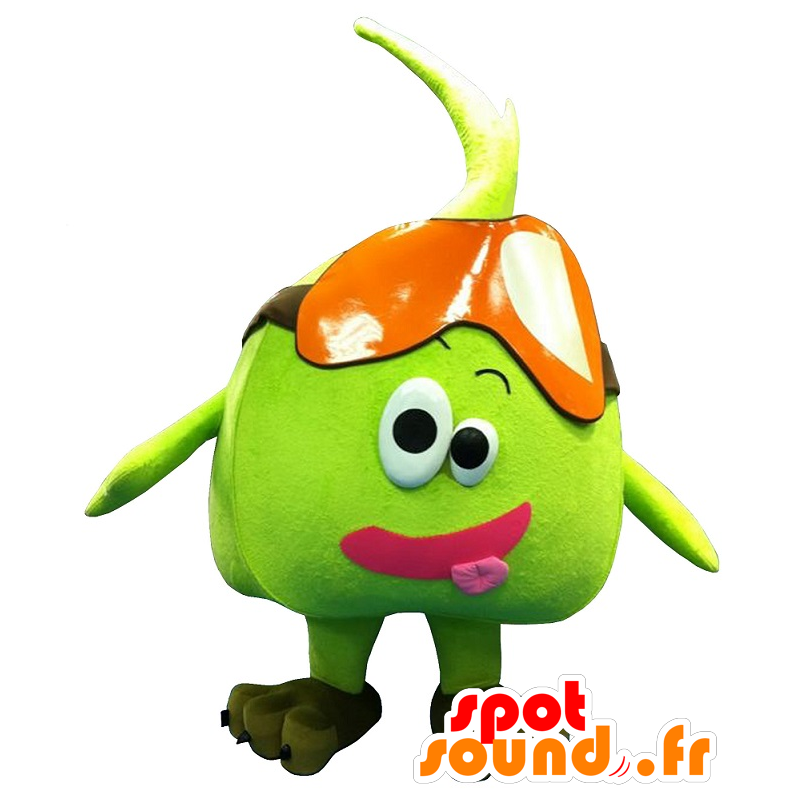Maskotti omena, vihreä päärynä, jättiläinen - MASFR20192 - hedelmä Mascot