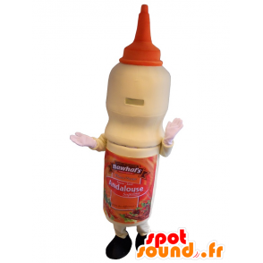 Maskot stor saus potten for snack - MASFR20208 - Fast Food Maskoter