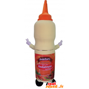 Mascotte große Soße Topf für Snack- - MASFR20208 - Fast-Food-Maskottchen