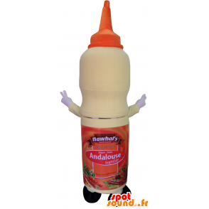 Maskot stor saus potten for snack - MASFR20208 - Fast Food Maskoter