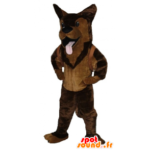 Německý ovčák maskot, hnědý pes - MASFR20214 - psí Maskoti