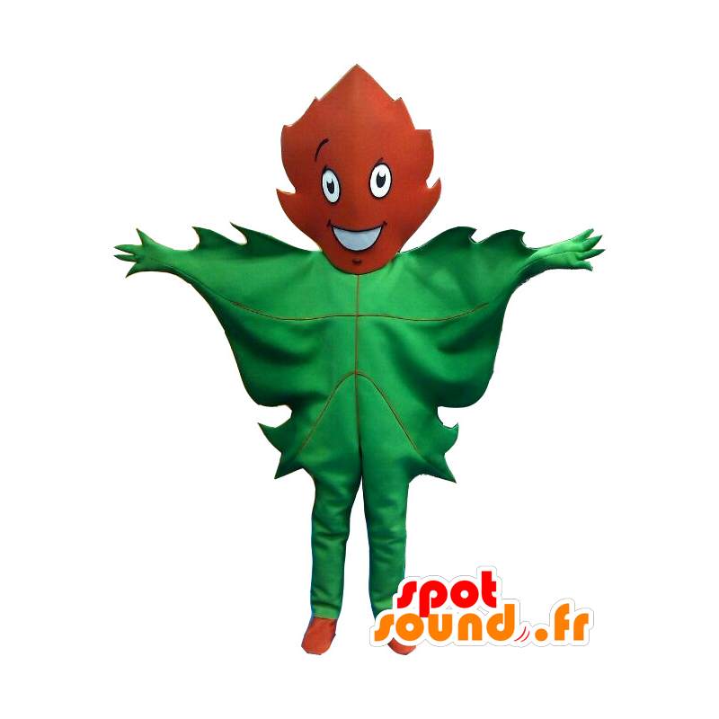 Mascot πράσινα φύλλα και γιγαντιαία καφέ - MASFR20219 - φυτά μασκότ Mascot πράσινα φύλλα και γιγαντιαία καφέ - MASFR20219 - φυτά μασκότ
