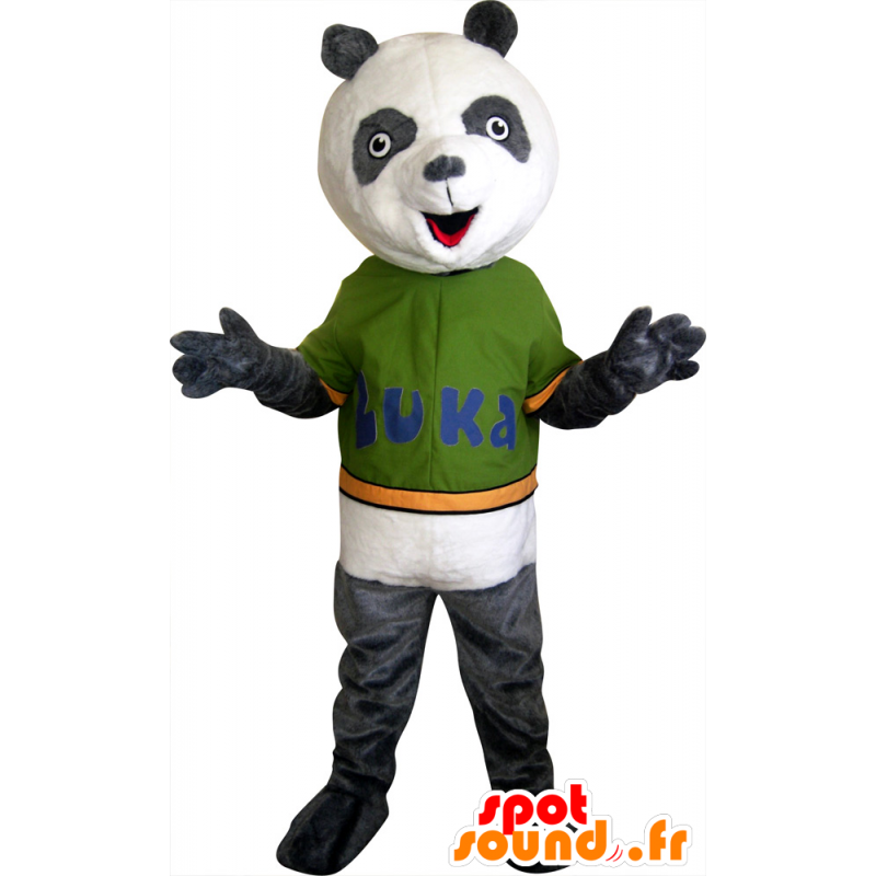 Harmaa ja valkoinen panda maskotti - MASFR20220 - maskotti pandoja Harmaa ja valkoinen panda maskotti - MASFR20220 - maskotti pandoja
