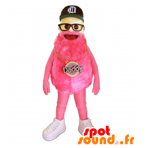Mascotte bearded man, famous brand Daddy - MASFR20223 - Human mascots
