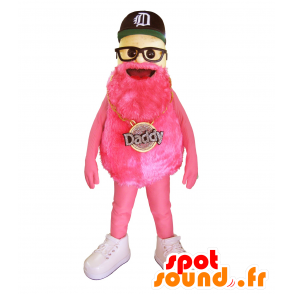 Mascotte bearded man, famous brand Daddy - MASFR20223 - Human mascots