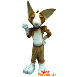 Bruine kat mascotte met spitse oren - MASFR20224 - Cat Mascottes