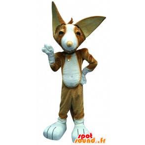Bruine kat mascotte met spitse oren - MASFR20224 - Cat Mascottes