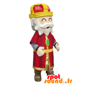 Bunt und gemütlich König Maskottchen - MASFR20234 - Menschliche Maskottchen