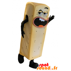 Mascot stekt gul, gigantiske - MASFR20240 - Fast Food Maskoter