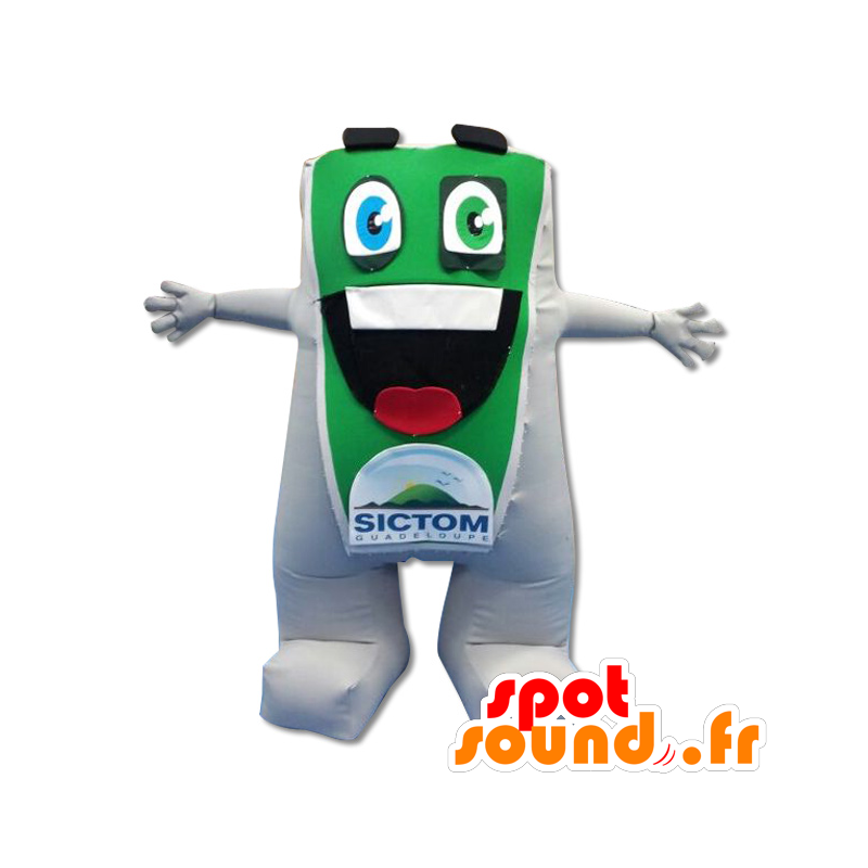 Groothandel Mascot groene en witte man - MASFR20243 - Niet-ingedeelde Mascottes Groothandel Mascot groene en witte man - MASFR20243 - Niet-ingedeelde Mascottes