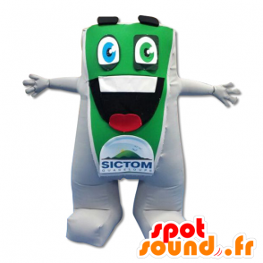 Groothandel Mascot groene en witte man - MASFR20243 - Niet-ingedeelde Mascottes