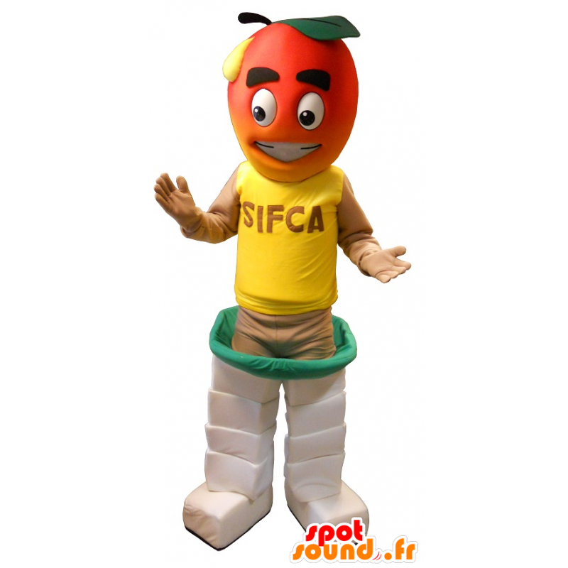 Kæmpe fiskemaskot - Spotsound maskot kostume Kæmpe fiskemaskot - Spotsound maskot kostume