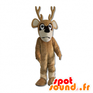 Deer Mascot, Boże Narodzenie renifer - MASFR20249 - Boże Maskotki