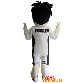 Sports mascot boy with blue eyes - MASFR20257 - Mascots child