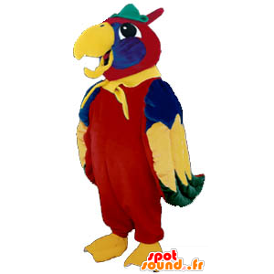 Colorful parrot mascot - MASFR20263 - Mascot of birds