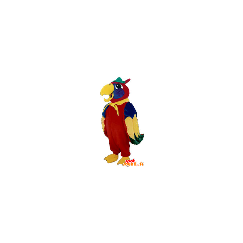 Colorful parrot mascot - MASFR20263 - Mascot of birds Colorful parrot mascot - MASFR20263 - Mascot of birds