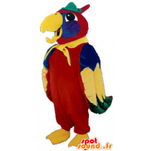 Colorful parrot mascot - MASFR20263 - Mascot of birds