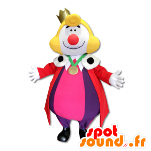 Kongen maskot Leo de Bayonne feiringer - MASFR20266 - Mascottes Humaines