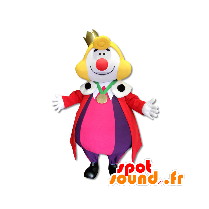 Koning mascotte Leo de Bayonne vieringen - Menselijke mascottes - MASFR20266 - SpotSound.fr