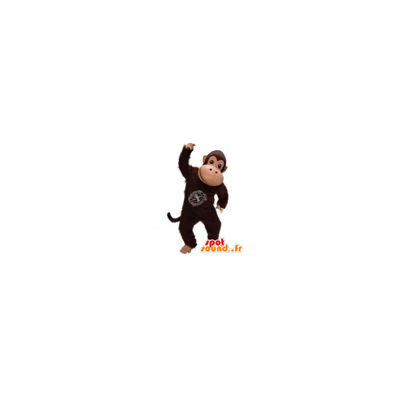 Monkey maskot, sjimpanse, brun - MASFR20268 - Monkey Maskoter Monkey maskot, sjimpanse, brun - MASFR20268 - Monkey Maskoter