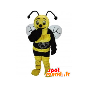 Amarillo y negro de la mascota de la abeja - MASFR20269 - Abeja de mascotas
