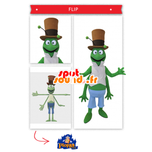 Kriket maskot, zelená kobylka - MASFR20292 - maskoti Insect