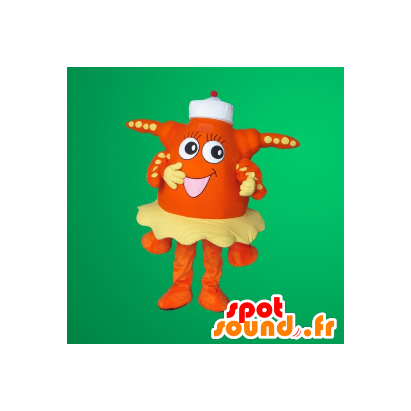 Oransje sjøstjerner maskot - MASFR20294 - Sea Star Maskoter Oransje sjøstjerner maskot - MASFR20294 - Sea Star Maskoter